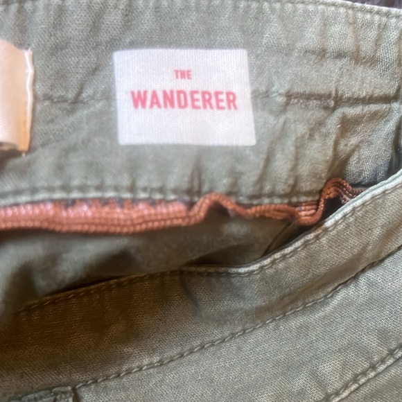 Anthropologie The Wanderer Side Striped Green Cargo Pants Women's Size 29 - Picture 12 of 13